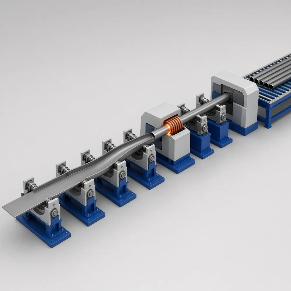 Illustrative rendering of tube mills