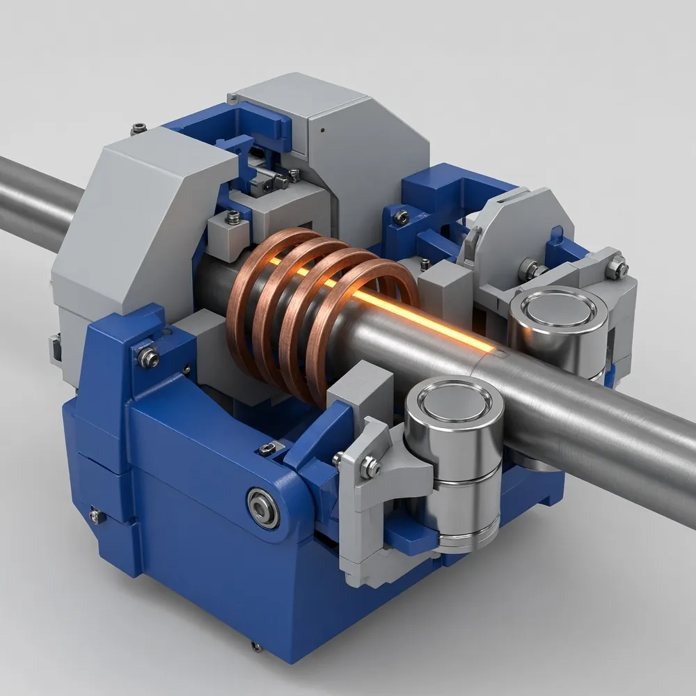 Illustrative rendering of the weld point