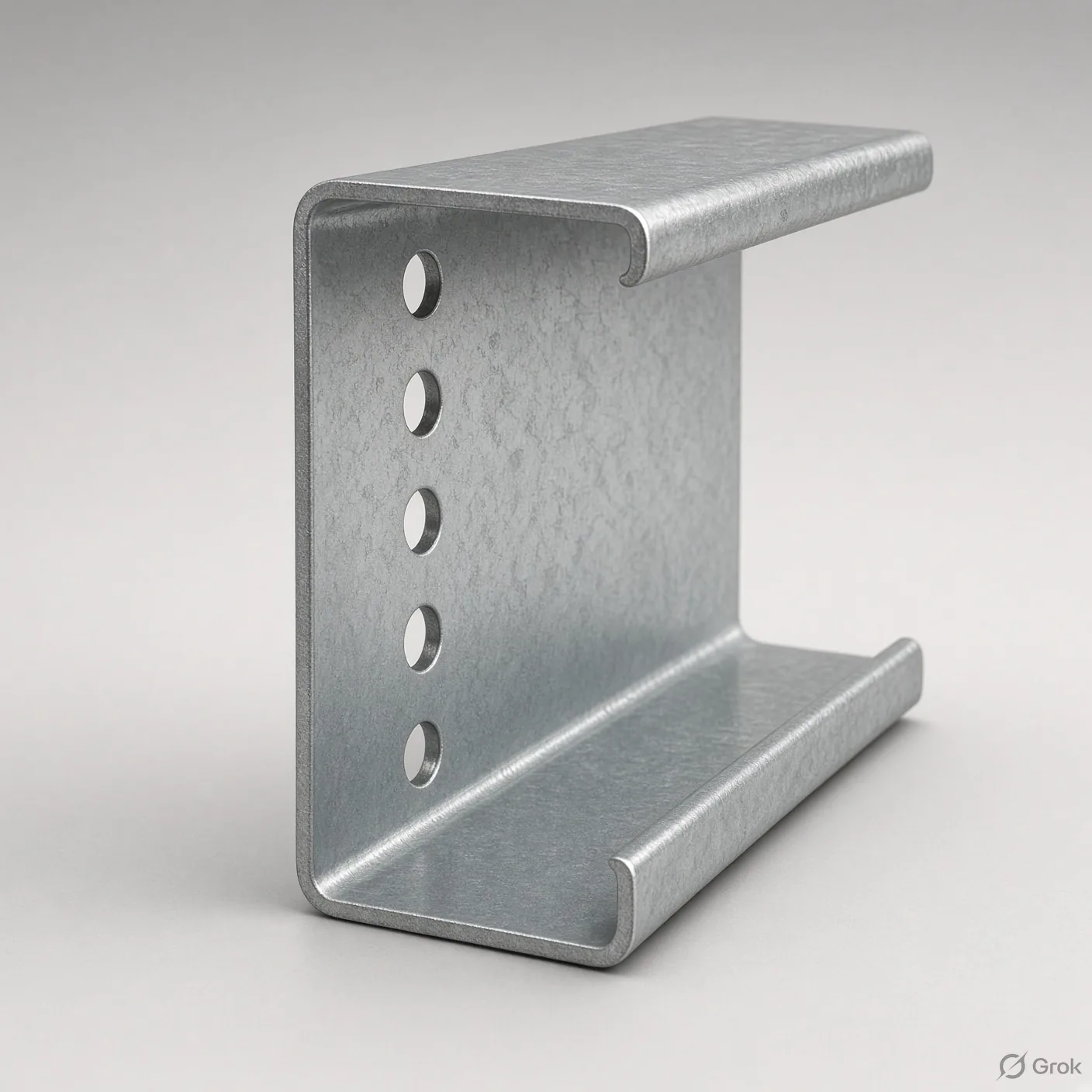 Illustrative rendering of a solar mounting rail