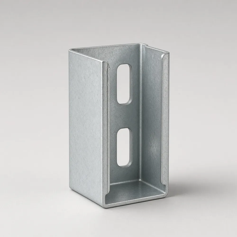 Illustrative rendering of a strut channel